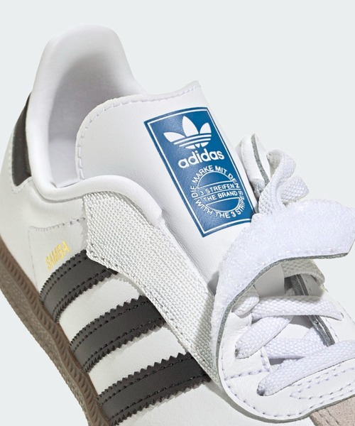 adidas(アディダス)の「サンバ OG コンフォートクロージャー 伸縮レース キッズ / Samba OG Comfort Closure Elastic Lace Kids / アディダスオリジナルス adidas Originals(スニーカー・キッズ・ホワイト・21.0cm/17.0cm/20.0cm/19.0cm/18.0cm)」の9枚目の写真