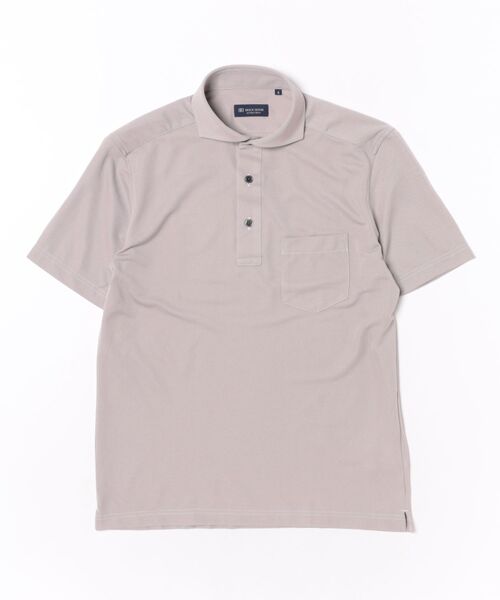 TOKYO SHIRTS(トウキョウシャツ)の「ビズポロ ポロシャツ コンフォートドライ 半袖 メンズ(ポロシャツ・メンズ・ブラウン・XL/M/S/LL/L)」の7枚目の写真