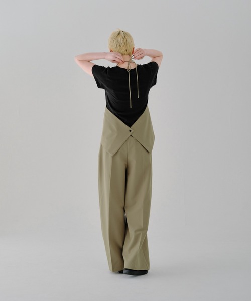 lit(リット)の「Double Tuck Straight Pants(スラックス・レディース・チャコールグレー/ブラック/ベージュ・38/36)」の9枚目の写真