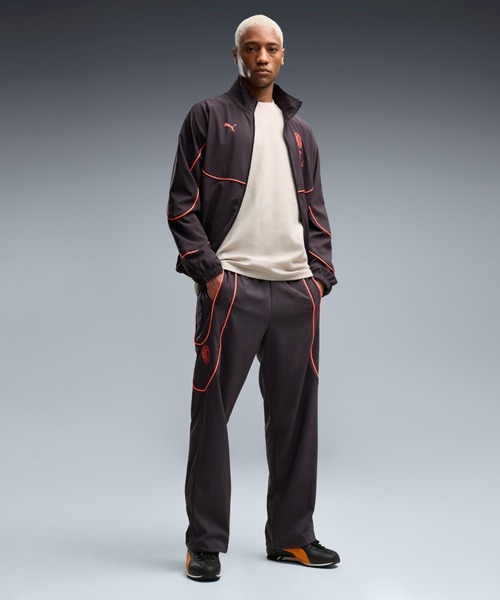 PUMA(プーマ)の「PUMA プーマ メンズ ACミラン プーマテック-X ウーブン トラックパンツ(その他パンツ・メンズ・グレー系その他2・X-LARGE/SMALL/MEDIUM/LARGE)」の1枚目の写真