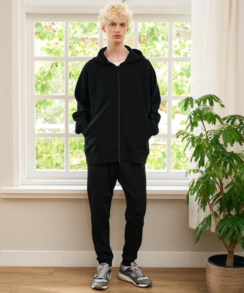 CALL&RESPONSE(コールアンドレスポンス)の「mp15228- ジョガーパンツ 裏起毛ほぼジャージ(264-1551-02)(その他パンツ・メンズ・ブラック・5/4/2/1)」の6枚目の写真