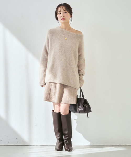 REMME(レメ)の「REMME/レメ ポインテッドトゥロングブーツ(ブーツ・レディース・ブラウン・24.5cm/24cm/23.5cm/23cm)」の3枚目の写真