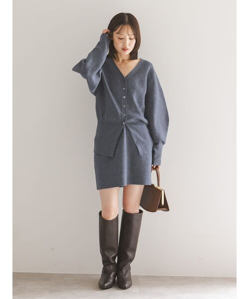 REMME(レメ)の「REMME/レメ ポインテッドトゥロングブーツ(ブーツ・レディース・ブラウン・24.5cm/24cm/23.5cm/23cm)」の6枚目の写真