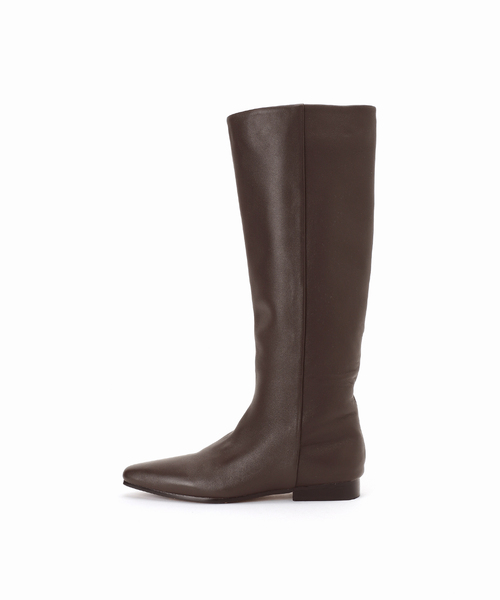 REMME(レメ)の「REMME/レメ ポインテッドトゥロングブーツ(ブーツ・レディース・ブラウン・24.5cm/24cm/23.5cm/23cm)」の12枚目の写真