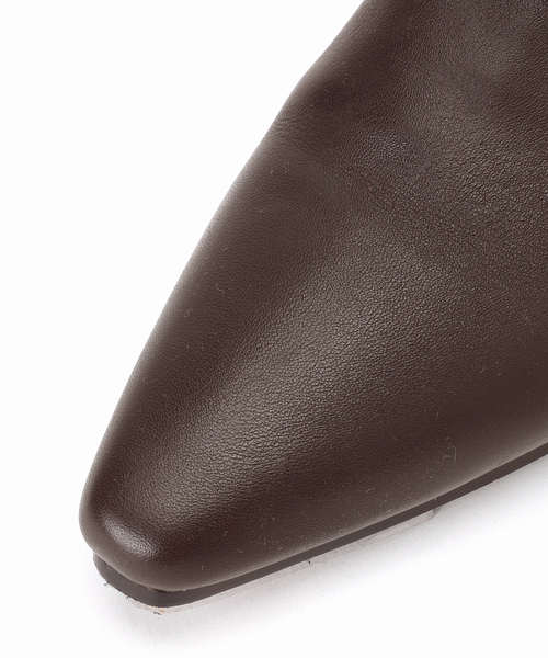 REMME(レメ)の「REMME/レメ ポインテッドトゥロングブーツ(ブーツ・レディース・ブラウン・24.5cm/24cm/23.5cm/23cm)」の16枚目の写真