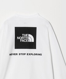 <THE NORTH FACE>ロングスリーブ バックスクエア ロゴ ティー
