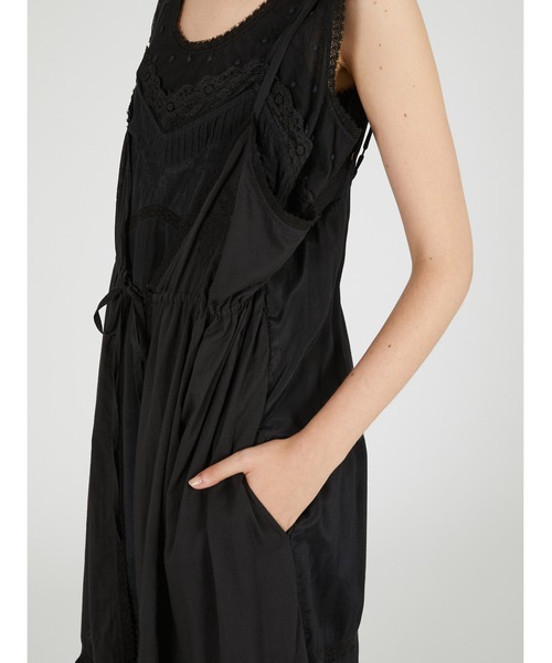 crinkle crinkle crinkle(クリンクルクリンクルクリンクル)の「【crinkle crinkle crinkle】dot cami layer onepiece/ドットキャミレイヤーワンピース(ワンピース・レディース・ブラック/ホワイト・FREE)」の19枚目の写真