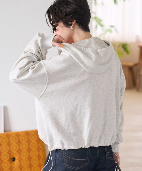 FREAK'S STORE(フリークスストア)の「FRUIT OF THE LOOM × FREAK'S STORE/フルーツオブザルーム 別注 ジップパーカー/ジップアップフーディー(パーカー・レディース・グリーン/ナチュラル/ブラウン・フリ-)」の13枚目の写真