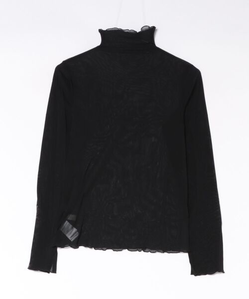 12Twelve Agenda（トゥエルブ　アジェンダ）の「フィンガースリットシアーハイネックカットソープルオーバー（Tシャツ/カットソー・レディース・オフホワイト/ブラウン/ブラック・M）」の16枚目の写真