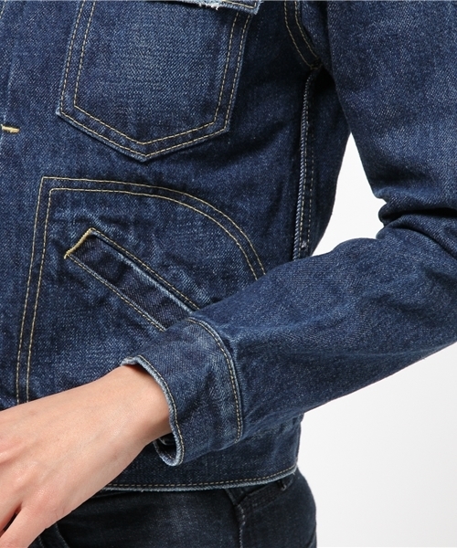 SLY（スライ）の「WILSON DENIM JK-A（デニムジャケット・レディース・ブルー・1/2）」の7枚目の写真