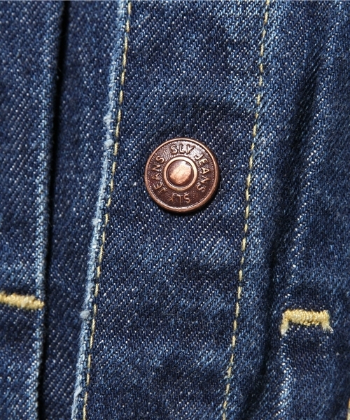SLY（スライ）の「WILSON DENIM JK-A（デニムジャケット・レディース・ブルー・1/2）」の5枚目の写真