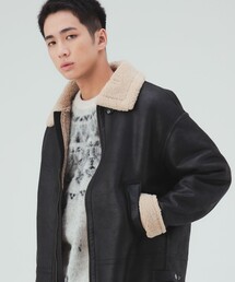 フェイクムートン B3 ブルゾン