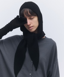 elegancese（エレガンセーゼ）の「【elegancese】Wool cashmere hoodie scarf（バンダナ/スカーフ）」