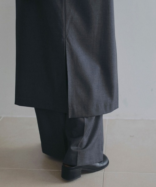 anuke(アンヌーク)の「Wool Layered Pants(その他パンツ・レディース・ブラック/チャコールグレー・36inch/38inch)」の10枚目の写真