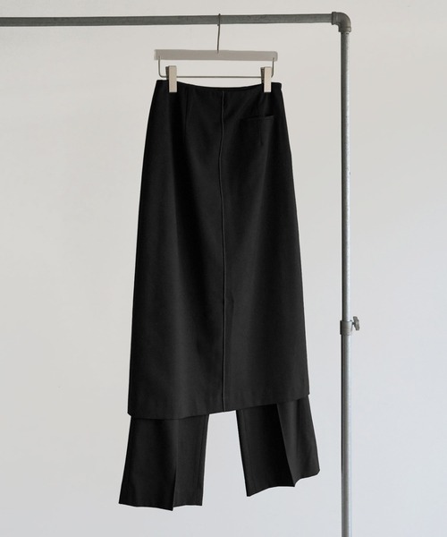 anuke(アンヌーク)の「Wool Layered Pants(その他パンツ・レディース・ブラック/チャコールグレー・36inch/38inch)」の12枚目の写真