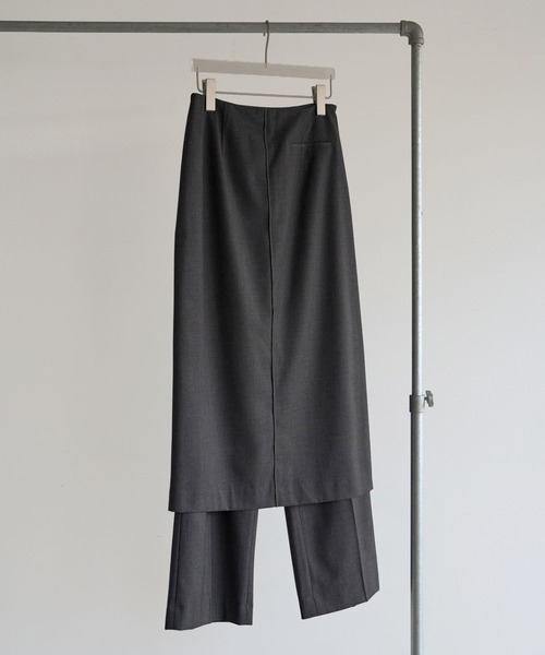 anuke(アンヌーク)の「Wool Layered Pants(その他パンツ・レディース・ブラック/チャコールグレー・36inch/38inch)」の13枚目の写真