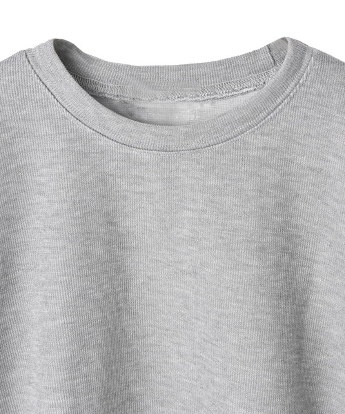 STYLE DELI(スタイルデリ)の「【DELI by】抜け感ランタンスリーブプルオーバートップス(Tシャツ/カットソー・レディース・ブラック/グレー・M)」の3枚目の写真