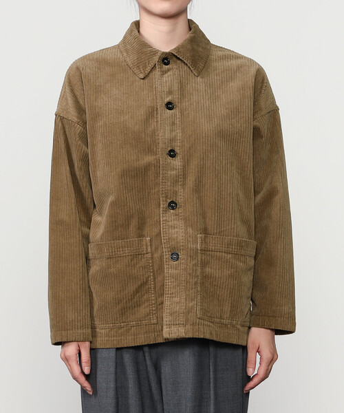 VETRA(ベトラ)の「VETRA | 〈別注〉コーデュロイ カバーオールジャケット WOMEN(カバーオール・レディース・レッド系その他/ネイビー/ブラウン系その他・38)」の13枚目の写真