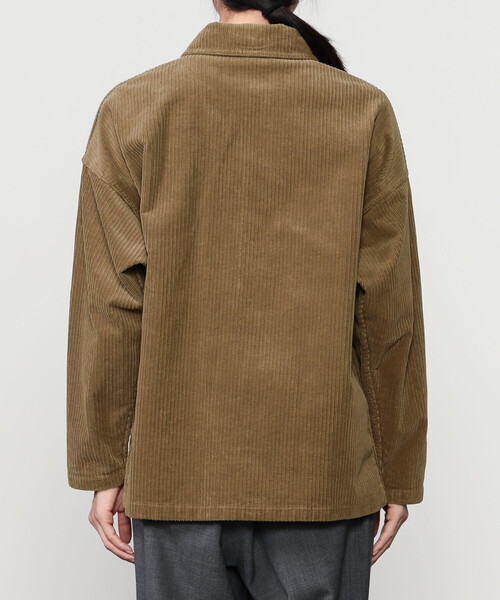 VETRA(ベトラ)の「VETRA | 〈別注〉コーデュロイ カバーオールジャケット WOMEN(カバーオール・レディース・レッド系その他/ネイビー/ブラウン系その他・38)」の15枚目の写真