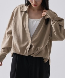 インナー付き レイヤード シャツ