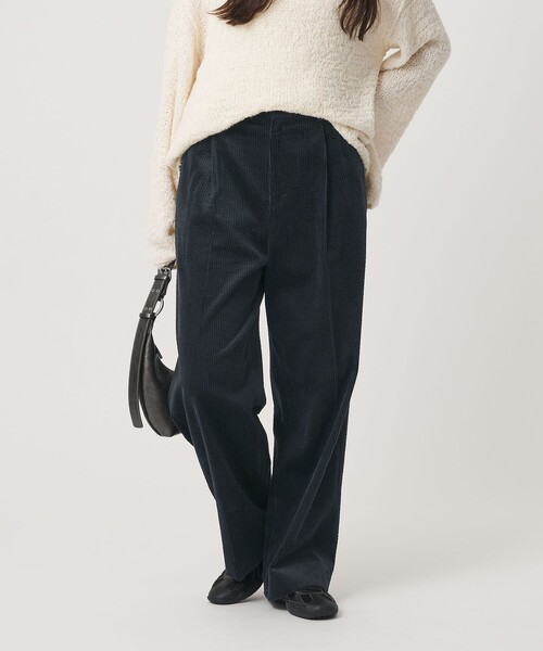 BEAUTY&YOUTH UNITED ARROWS(ビューティーアンドユースユナイテッドアローズ)の「コットン コーデュロイ ストレート パンツ ウォッシャブル(その他パンツ・レディース・ネイビー/オフホワイト/ピンク・XS/M/S)」の3枚目の写真