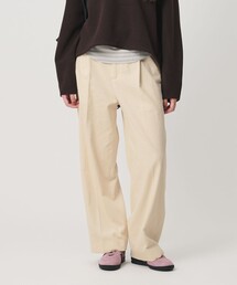 コットン コーデュロイ ストレート パンツ ウォッシャブル