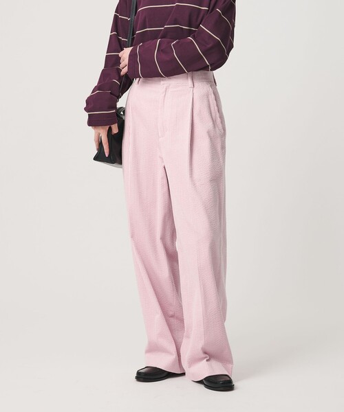 BEAUTY&YOUTH UNITED ARROWS(ビューティーアンドユースユナイテッドアローズ)の「コットン コーデュロイ ストレート パンツ ウォッシャブル(その他パンツ・レディース・ネイビー/オフホワイト/ピンク・XS/M/S)」の12枚目の写真