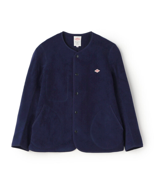 DANTON（ダントン）の「Men's Fleece Collarless Jacket（カーディガン/ボレロ・メンズ・ダークグレー/チャコール/ブラック/ブラウン/ブルー系その他5/クリーム・38/42/40/44）」の6枚目の写真