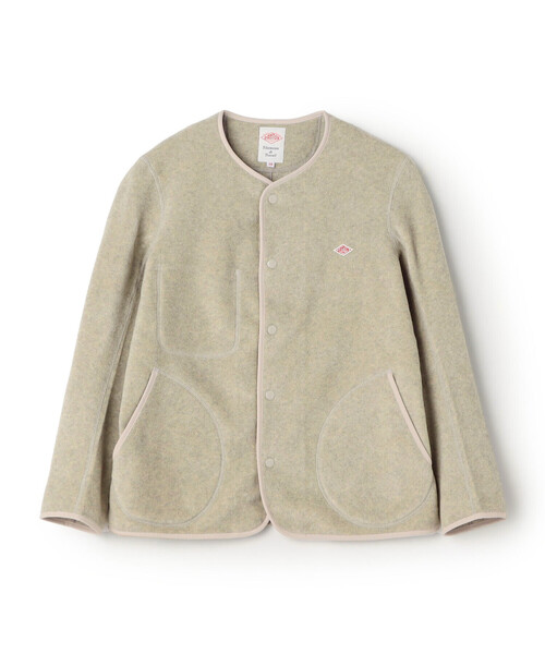 DANTON（ダントン）の「Men's Fleece Collarless Jacket（カーディガン/ボレロ・メンズ・ダークグレー/チャコール/ブラック/ブラウン/ブルー系その他5/クリーム・38/42/40/44）」の13枚目の写真