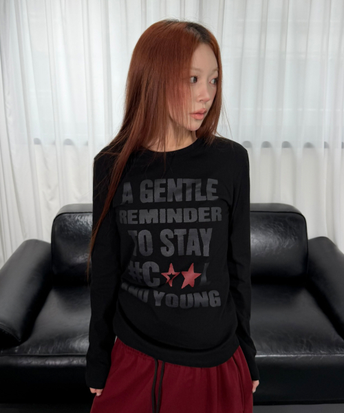 SLEEKGLOW（スリック グロウ）の「STAY COOL ロングスリーブTシャツ[ブラック]（Tシャツ/カットソー・レディース・その他・FREE）」の4枚目の写真