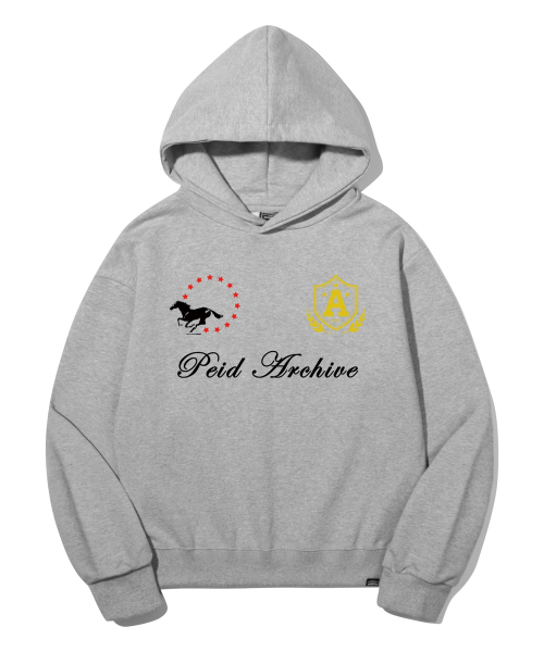 PEID(ペイド)の「PD ビッグボールス セミクロップフーディー 2color(パーカー・レディース・ブラック/アッシュグレー・X-LARGE/XX-LARGE)」の4枚目の写真