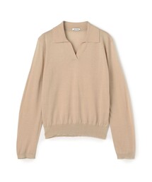 ウールテンセルシルク スキッパー ニット