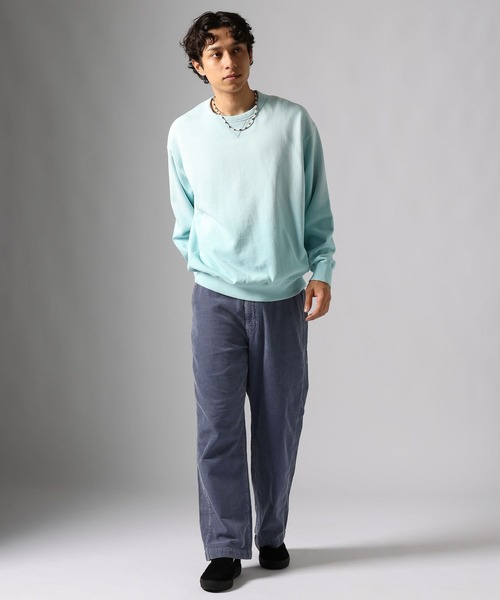 BAYFLOW（ベイフロー）の「コーデュロイセミワイドパンツ（その他パンツ・メンズ・ブラック/ブルー・MEDIUM/LARGE）」の16枚目の写真
