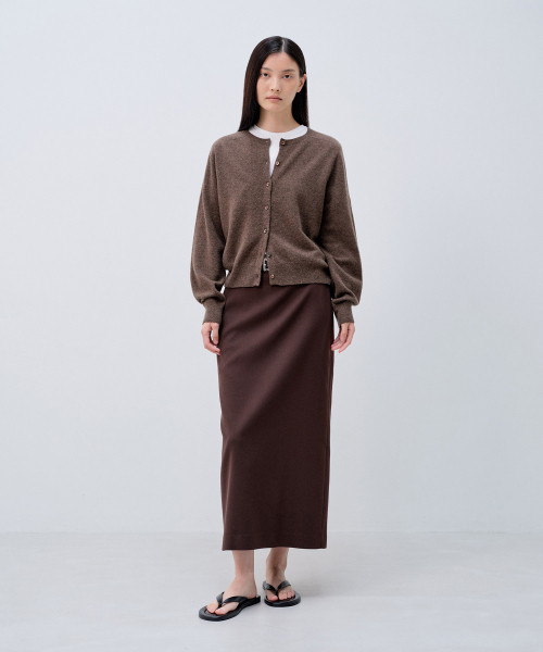 NOTIA(ノティア)の「カシミヤ ホールガーメント カーディガン_ブラウン(カーディガン/ボレロ・レディース・その他・FREE)」の4枚目の写真
