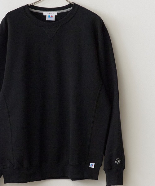 Russell Athletic(ラッセルアスレティック)の「【ROOPTOKYO別注】Russell Athletic/ラッセルアスレティック Dri Power Crewneck Sweatshirt コットン クルーネック仕様 スウェット メンズ レディース 刺繍 ブランドロゴ 保温 2026秋冬 秋服 冬服(スウェット・メンズ・ホワイト/ブラック/グレー/オレンジ/インディゴブルー・S/M/L/XL/XXL)」の2枚目の写真