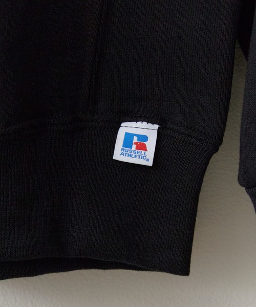 Russell Athletic(ラッセルアスレティック)の「【ROOPTOKYO別注】Russell Athletic/ラッセルアスレティック Dri Power Crewneck Sweatshirt コットン クルーネック仕様 スウェット メンズ レディース 刺繍 ブランドロゴ 保温 2026秋冬 秋服 冬服(スウェット・メンズ・ホワイト/ブラック/グレー/オレンジ/インディゴブルー・S/M/L/XL/XXL)」の11枚目の写真