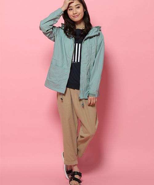 LBC(エルビーシー)の「リネンコットンクロプトパンツ (その他パンツ・レディース・ネイビー/ベージュ・LARGE/MEDIUM)」の2枚目の写真