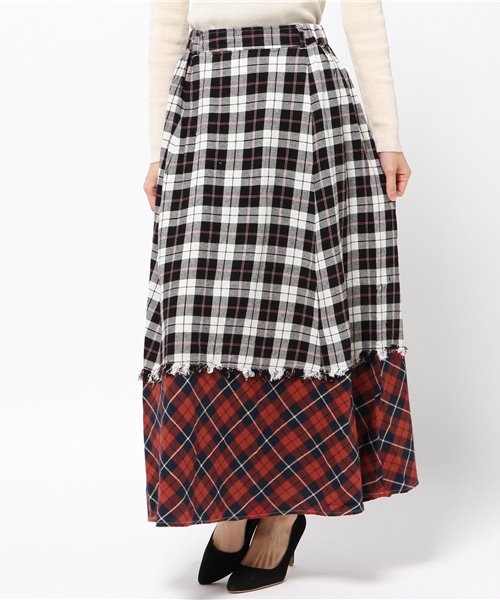 MOUSSY（マウジー）の「REMAKE CHECK SK（スカート・レディース・レッド系その他/ホワイト系その他・FREE）」の10枚目の写真