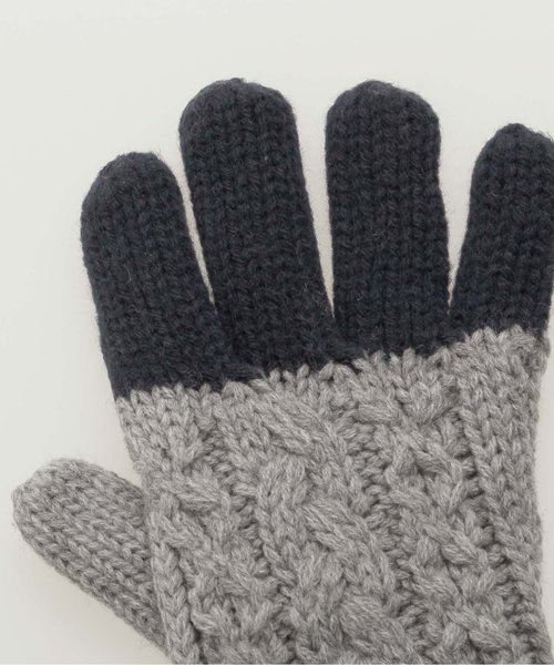 apres les cours（アプレレクール）の「手袋（手袋・キッズ・アイボリー/グレー・95/120/140）」の10枚目の写真