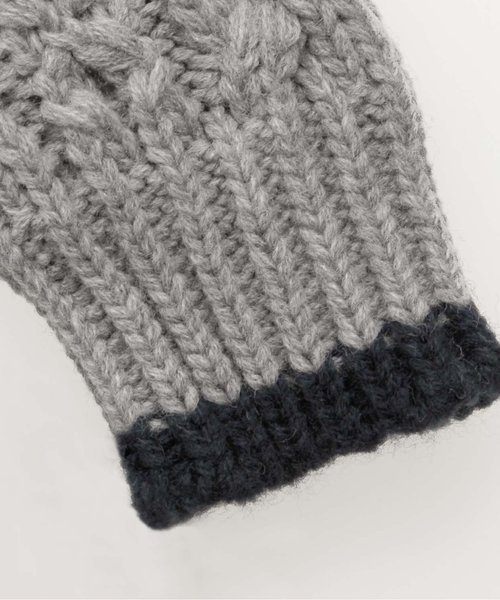 apres les cours（アプレレクール）の「手袋（手袋・キッズ・アイボリー/グレー・95/120/140）」の11枚目の写真