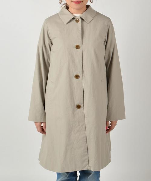 liflattie ships（リフラティ シップス）の「liflattie ships:シングル ステンカラーコート ◇（ステンカラーコート・レディース・ベージュ/ライトブルー/ライトグレー・SMALL/MEDIUM）」の18枚目の写真