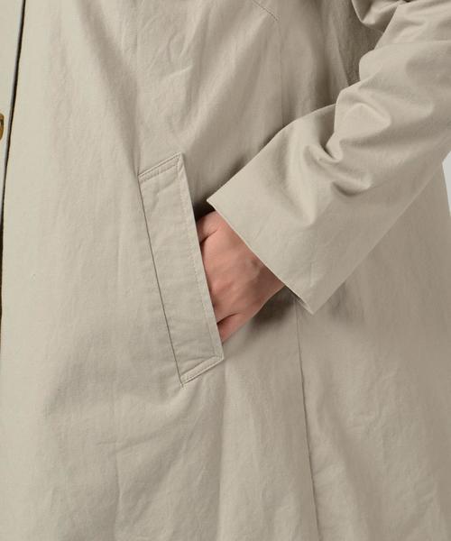 liflattie ships（リフラティ シップス）の「liflattie ships:シングル ステンカラーコート ◇（ステンカラーコート・レディース・ベージュ/ライトブルー/ライトグレー・SMALL/MEDIUM）」の21枚目の写真