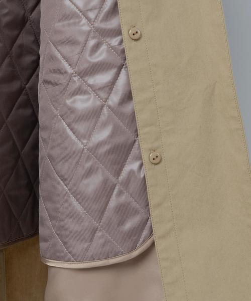 liflattie ships（リフラティ シップス）の「liflattie ships:シングル ステンカラーコート ◇（ステンカラーコート・レディース・ベージュ/ライトブルー/ライトグレー・SMALL/MEDIUM）」の15枚目の写真