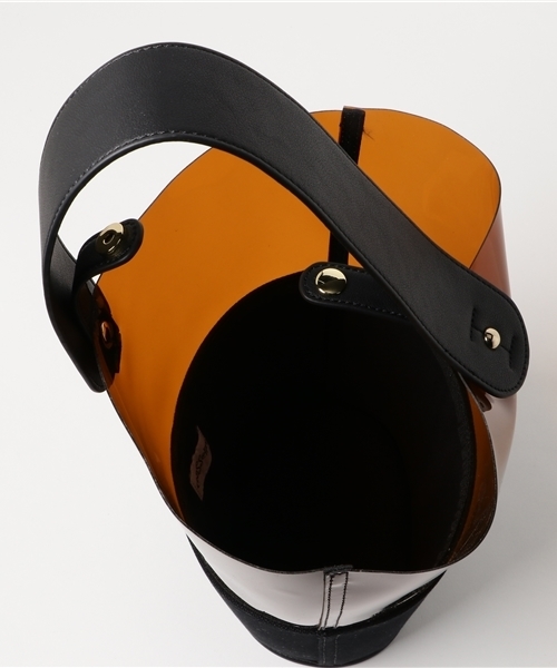 Casselini（キャセリーニ）の「casselini:スカーフバッグ（トートバッグ・レディース・ブラック/オフホワイト・ONE SIZE）」の6枚目の写真