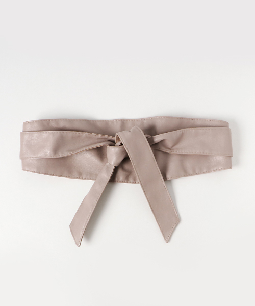 Heather（ヘザー）の「Rサッシュベルト　757868（ベルト・レディース・ブラック/ベージュ/キャメル/ヘザ－グレー・FREE）」の2枚目の写真