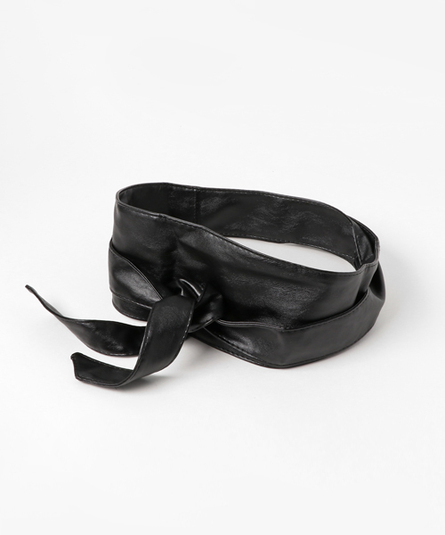 Heather（ヘザー）の「Rサッシュベルト　757868（ベルト・レディース・ブラック/ベージュ/キャメル/ヘザ－グレー・FREE）」の5枚目の写真