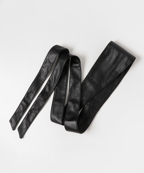 Heather（ヘザー）の「Rサッシュベルト　757868（ベルト・レディース・ブラック/ベージュ/キャメル/ヘザ－グレー・FREE）」の8枚目の写真