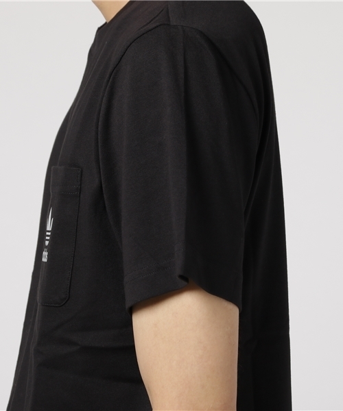 adidas（アディダス）の「オリジナルス Tシャツ[REFLECTIVE POCKET TEE]（Tシャツ/カットソー・メンズ・ホワイト/ブラック・XX-LARGE/X-LARGE/LARGE/MEDIUM/X-SMALL/SMALL）」の6枚目の写真
