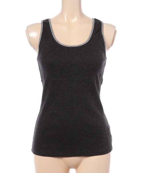 SHIPS BLUESTORE(シップスブルーストア)の「tresics:パイピングリブタンクトップ(タンクトップ・レディース・グレー/ブラック/ホワイト・MEDIUM/SMALL/LARGE)」の11枚目の写真