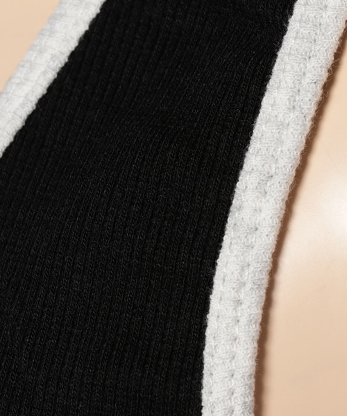 SHIPS BLUESTORE(シップスブルーストア)の「tresics:パイピングリブタンクトップ(タンクトップ・レディース・グレー/ブラック/ホワイト・MEDIUM/SMALL/LARGE)」の4枚目の写真